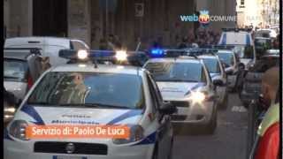 Intervento straordinario Polizia Municipale in Via Toledo [upl. by Mallin]