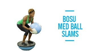 Bosu Squat Medicine Ball Slams [upl. by Genisia332]