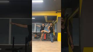 New handshake challenge new trending shorts fun gym flexibility test training [upl. by Scrogan]