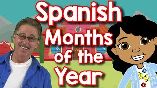 Spanish Months of the Year  Doce Meses del Año  Jack Hartmann [upl. by Dennard]