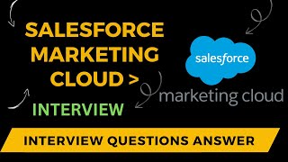 Salesforce Marketing Cloud Interview Question amp Answers  Digital Marketing with Gaurav  SFMC [upl. by Enylrac187]