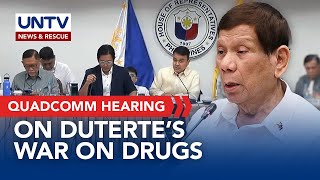 PART 2 House QuadComm hearing on Duterte drug war EJKs and other issues  November 13 2024 [upl. by Sidwel]