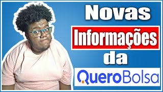 NOVIDADES SOBRE A QUERO BOLSA 😃🤓😱📚👨‍🎓 [upl. by Nidla503]