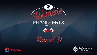 Womens GP Gibraltar  Round 11  PART 2  with Veselin Topalov and Fiona SteilAntoni [upl. by Nylevol]