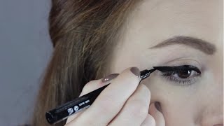 Kolay Eyeliner Nasil Cekilir Easy Tips for Applying Eyeliner  Aslı Özdel [upl. by Epuladaugairam]