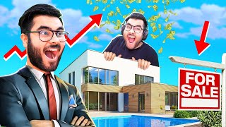 💲💲 Getting RICH 💲💲 in HOUSE RENTING SIMULATOR 😂  Hitesh KS [upl. by Ettevol459]