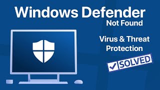 Solved Virus and Threat Protection not found in Windows 11  Windows Defender  Loxyo Tech [upl. by Tressia461]