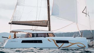 Nautitech 44 Open Catamaran 2023  Walkthrough At the Cannes Yachting festival 2023 [upl. by Prosser]