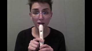 EMBOUCHURE TECHNIQUE ON DESCANT RECORDER [upl. by Eelyme]