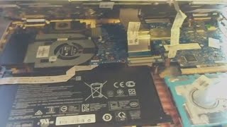 HP Pavilion x360 case removal to remove dead hard drive [upl. by Steve]