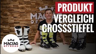 Beste Crossstiefel Vergleich Einsteiger Mittelklasse und Profi [upl. by Nollie102]