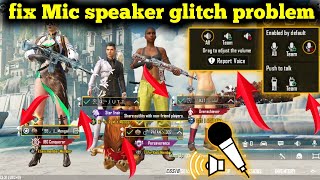 how to fix mic and speaker glitch in pubgbgmi  mic glitch in bgmi problem fix [upl. by Grath]