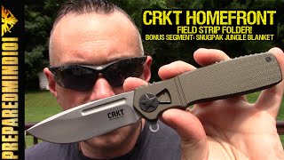 CRKT Homefront Field Strip Folder Plus Bonus Clip Preparedmind101 [upl. by Odrarej]