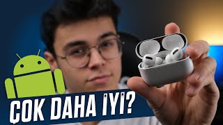 AIRPODS PROLARI ANDROID CİHAZLARDA KULLANMAK  İŞTE BU KULLANILIR [upl. by Ramak]