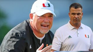 Miami Football is a Mess DC Lance Guidry Likely Fired  Mario Cristobal is Overrated [upl. by Amehsat656]