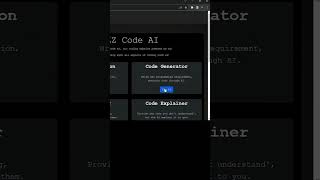 Another Code Generator ⚡️ai coding top technology lifehack hacks code [upl. by Alrich]