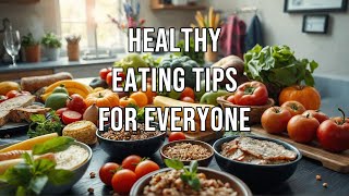 Healthy Eating Tips for Everyone [upl. by Eesdnyl]