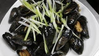 Muscles in black bean sauce [upl. by Thornie]