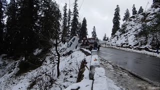 Shimla Snowfall Car Accident in Kufri and Narkanda in winter  Himachal Pradesh India [upl. by Mirilla]