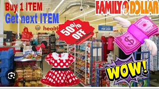 Family Dollar 2023 🔥 🛑 Family Dollar CLEARANCE DEALS 50OFF 🤩 [upl. by Lletnom44]