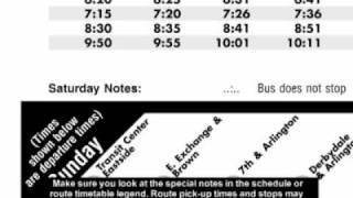 How to Read METRO Bus Schedules [upl. by Alejandro]