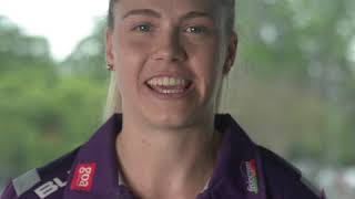 Queensland Firebirds Rapid Fire Kim Jenner [upl. by Ayikaz976]