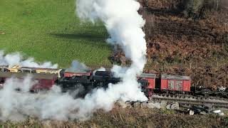 Churnet valley railway 23112023 [upl. by Htezzil]