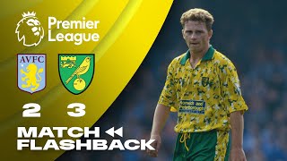 THRILLER AT VILLA  Match Flashback  Aston Villa 23 Norwich City [upl. by Ateekan]