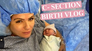 SCHEDULED C SECTION BIRTH VLOG  EBK FAMILY [upl. by Adao355]