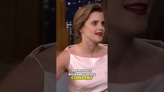 Living Without Secrets A Tech Reality Check 🌐👀thetonightshow emmawatson [upl. by Ahsiugal]