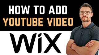 ✅ How To Add YouTube Video To Wix Website Full Guide [upl. by Ahsinawt92]