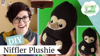 DIY Niffler Plushie  Fantastic Beasts and How to Make Them  laurenfairwx [upl. by Idnyl666]