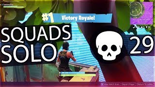 FORTNITE 29 SOLO vs SQUADS KILLS CRAZY LATE GAME [upl. by Pond681]