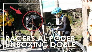 UNBOXING BICICLETA MTB DOBLE SUSPENSIÓN Y ENTRENAMIENTO RACER EN COLLSEROLA [upl. by Muriel103]