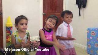 Ate Melas Baby Shark Challenge with Moriyah and RapRap [upl. by Ellevel]