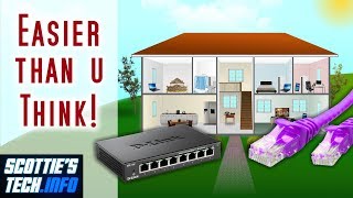 No more WiFi How to wire your house for Internet [upl. by Nawuq]