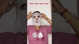 Good vibes natural sheet mask 😡😱Skincare skincare shorts shortsvideo goodvibes ytshort yt [upl. by Harol]