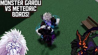 Monster Garou VS Meteoric Burst Boros In the Strongest battlegrounds [upl. by Orsini182]