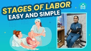 Three stages of labor norcet aiimsdelhi nurseslife education labor pregnancy [upl. by Eniowtna]