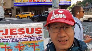 ♥24910 화♥뉴욕 맨해튼 탐임스퀘어 광장거리■NY Manhattan Times Square Street■회개기도 찬양예배전도■RepentWorshipEvangelism [upl. by Ananna]