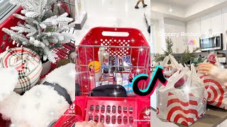 target shopping and restocking tiktok compilation 🎄🎄 [upl. by Siuraj]