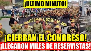 ÚLTIMO MINUTO MARCHA DE LIMA DE 1 MILLON DE RESERVISTAS CONTRA GOBIERNO DE DINA BOLUARTE y CONGRESO [upl. by Fredkin]