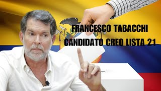 ENTREVISTA A FRANCESCO TABACCHI CANDIDATO CREO LISTA 21  LOS PRESIDENCIABLES Y LA SEGURIDAD [upl. by Devaney]