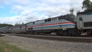 Amtrak 822 on LeftTrackRunning California Zephyr [upl. by Florence]