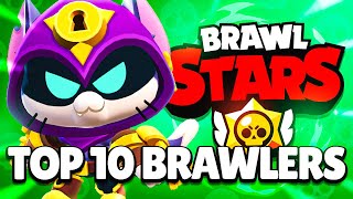 THE BEST 10 BRAWLERS TO PICK FOR RANKEDTROPHY PUSHING September 2024 [upl. by Usanis]