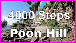 Annapurna Hike Trekking 4000 steps to Ulleri Village en route to Poon Hill Youtube Video Vlog Nepal [upl. by Muller225]