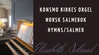 Norsk salmebok 2013 no 845  Så grønn en drakt så rik en duft JE Spigseth church organ Konsmo [upl. by Joni]