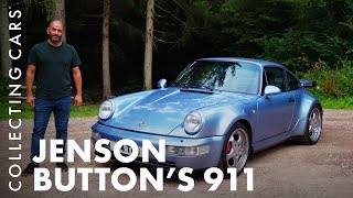 Chris Harris introduces Jenson Buttons Porsche 964 Turbo 36 now live for bids on Collecting Cars [upl. by Ayifas530]