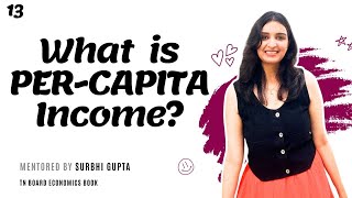 013 What is PER CAPITA INCOME economics by Surbhi Gupta trending [upl. by Lyrac]