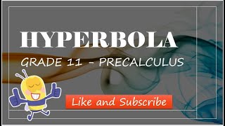 HYPERBOLA Determining the standard form of the equation of the hyperbola [upl. by Deach]